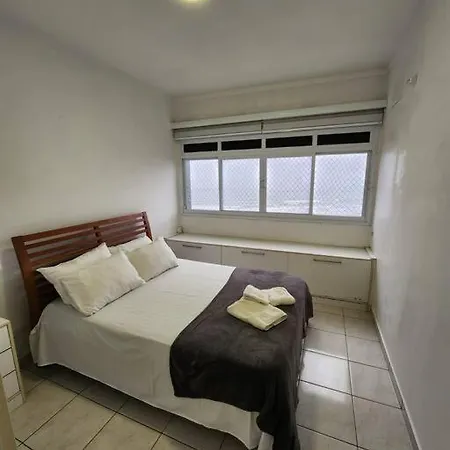 Apartamento Em Santos De Frente Para A Praia Exterior photo